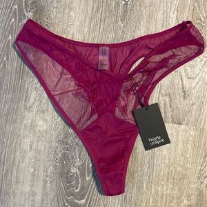 NWT Thistle and Spire Verona high-leg thong